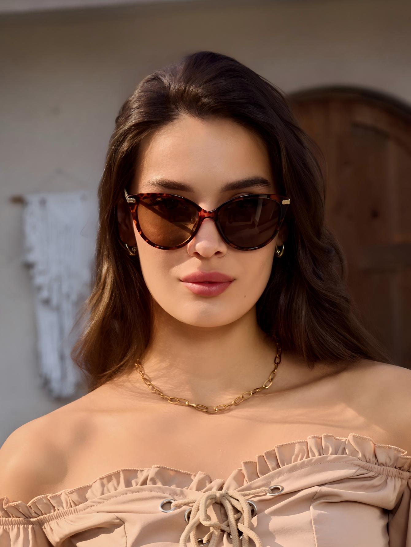 Sunglasses Cat Eye - Retro Minimalist Cat Eye Fashion Glasses