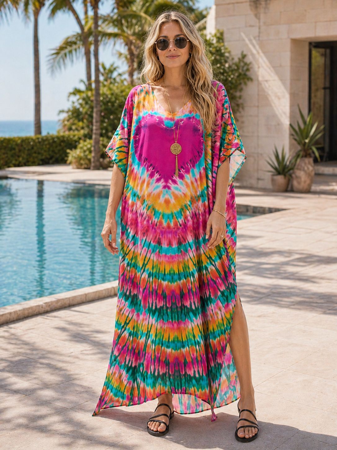 Women's Plus Size Moroccan Pri - đánh giá và giá Cover Up Kaftan