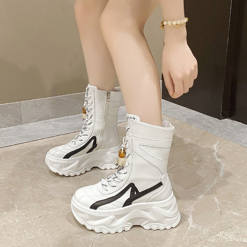 New Women 8CM Chunky Mid-Calf  - đánh giá và giá Wedge Espadrille Women