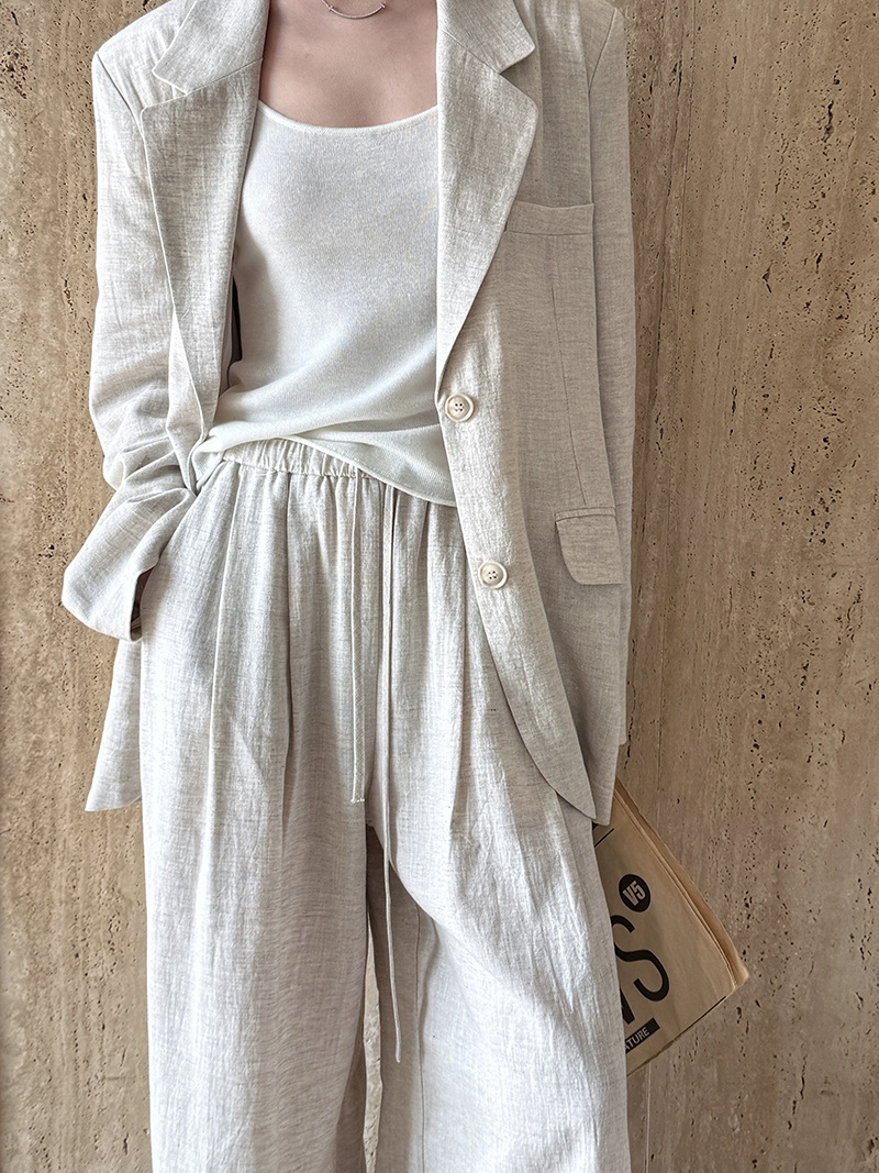 Autumn Hig-end Linen Material  - đánh giá và giá Linen Pant Wide