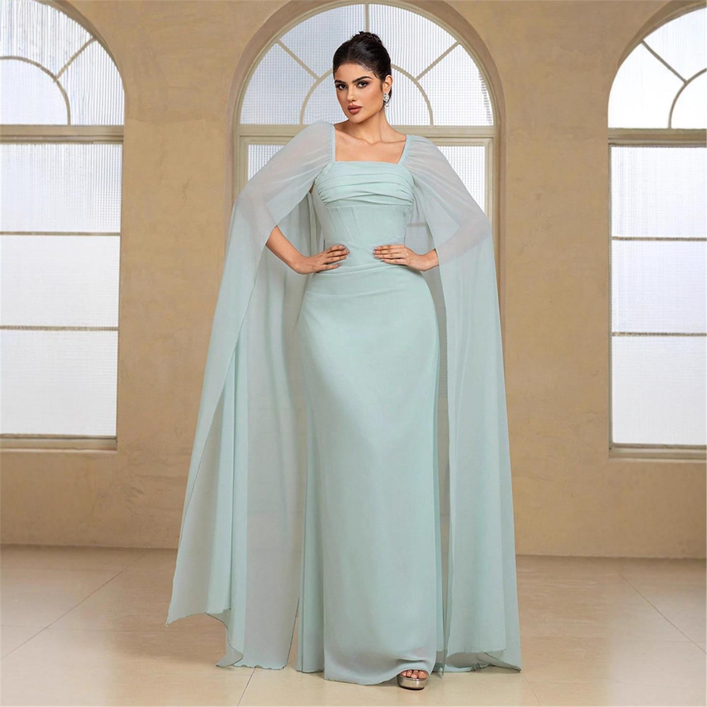 Elegant Long Evening Dress Pur - đánh giá và giá Linen Dress Wrap