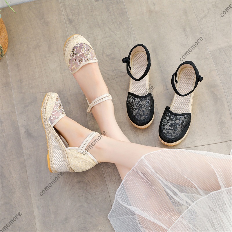 Women's Lace Mesh Espadrille W - đánh giá và giá Wedge Espadrille Women