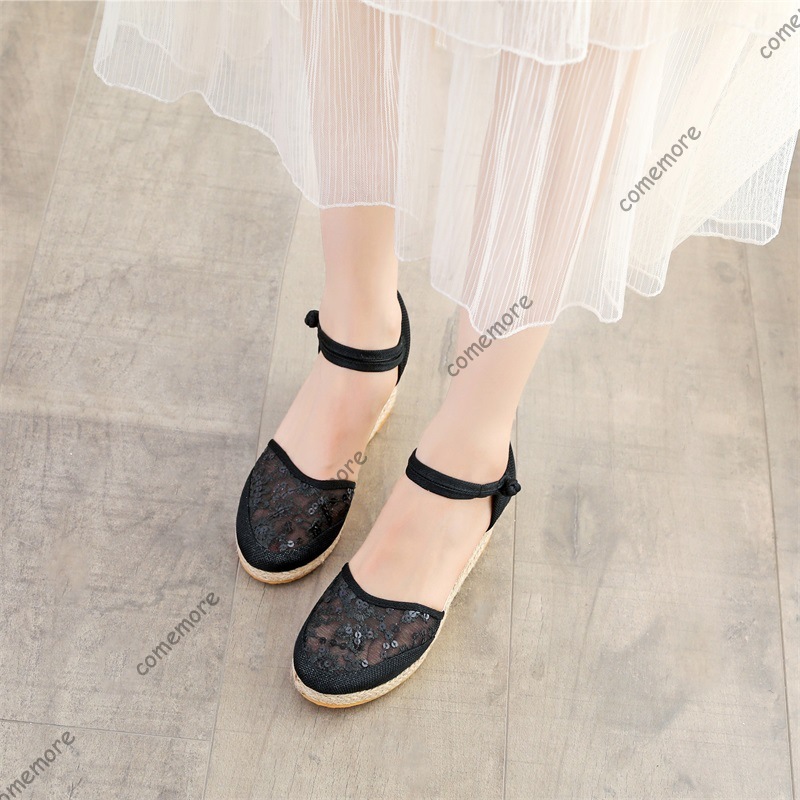 Women's Lace Mesh Espadrille W - đánh giá và giá Wedge Espadrille Women