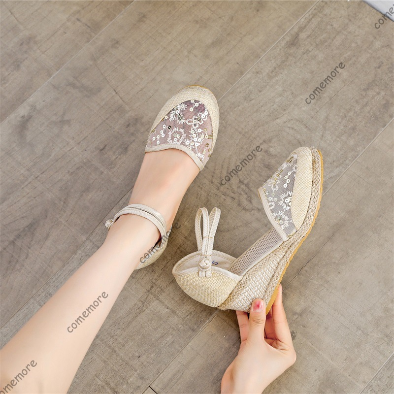 Women's Lace Mesh Espadrille W - đánh giá và giá Wedge Espadrille Women